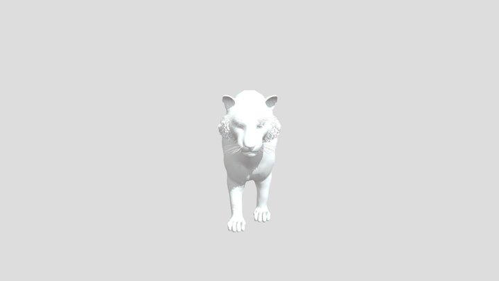 Siberian Tiger 3D Model