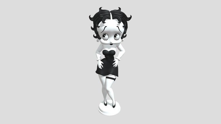 BettyBoopSkethFab 3D Model
