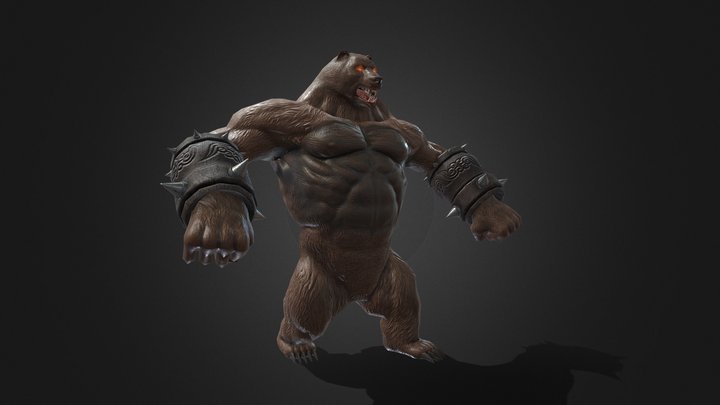 Fantasy Monster : Bearrila 3D Model