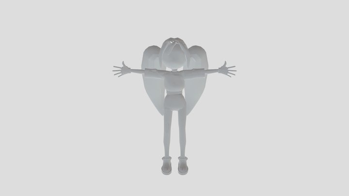 Нина в цвете 3D Model