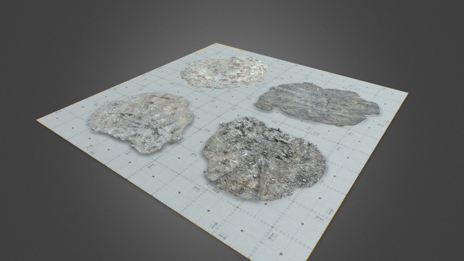 Ground Plate Elements Asset Pack Buy Royalty Free 3D model by