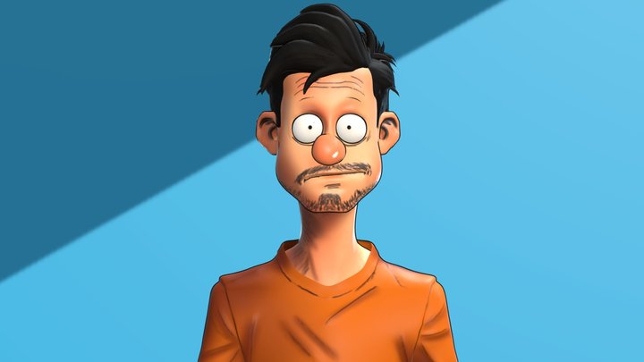 A Toony Eyes Man