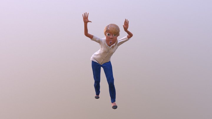 Camfil_Panic_Girl 3D Model
