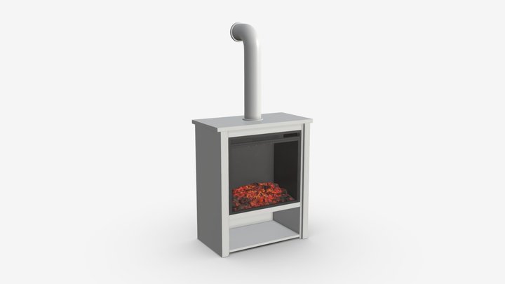 Electric Fireplace Hollis 3D Model