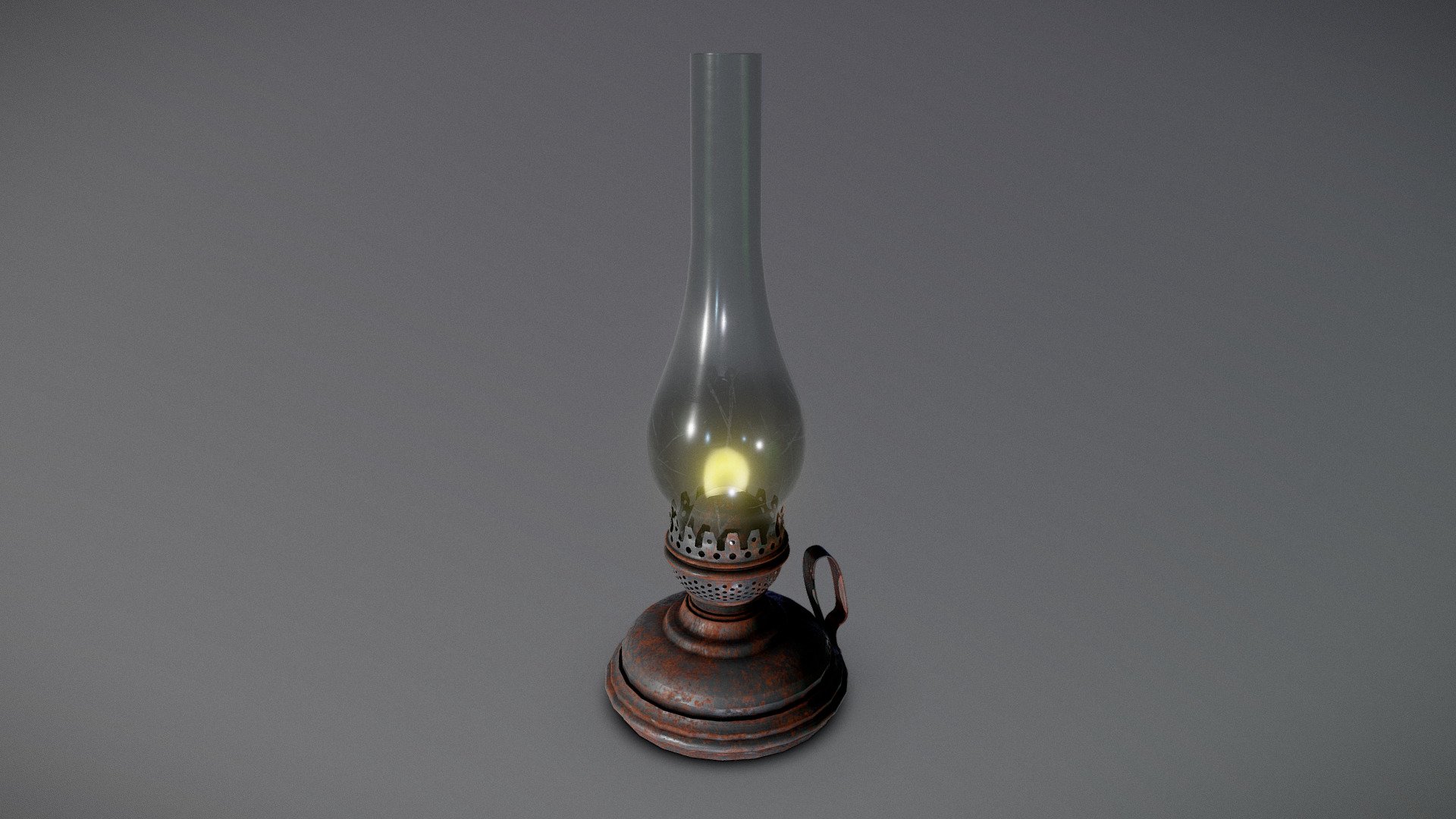 Kerosene Lamp (Vintage, WW2)