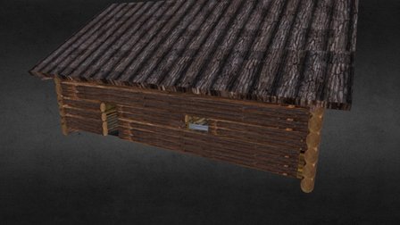 Kofford Jared Log Cabin 3D Model