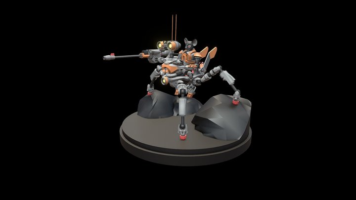 Aye Mantis 3D Model