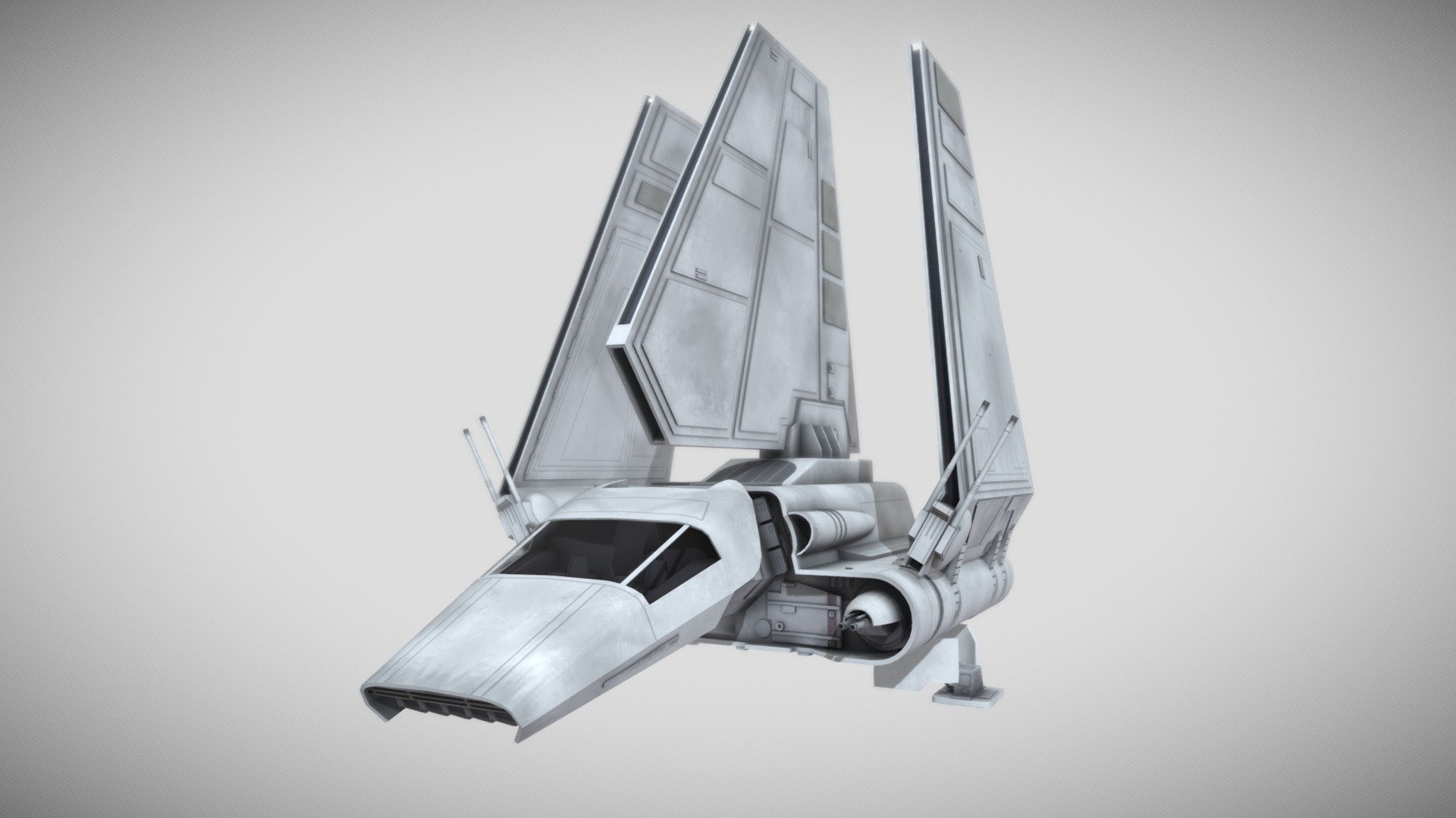 Imperial Shuttle Lambda Class T 4a Star Wars Download Free 3d Model By Quiznos323 [8312856