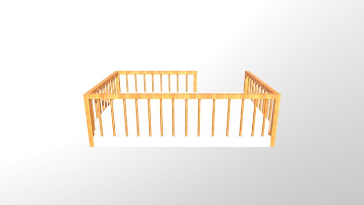 Kids Bed - AlAnoud Al Asery 3D Model