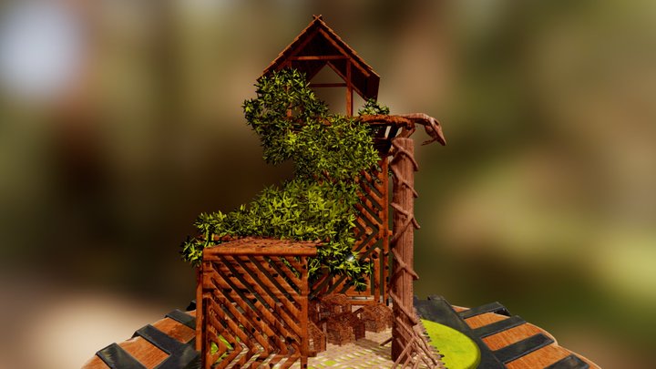 Tree housing 3D Model