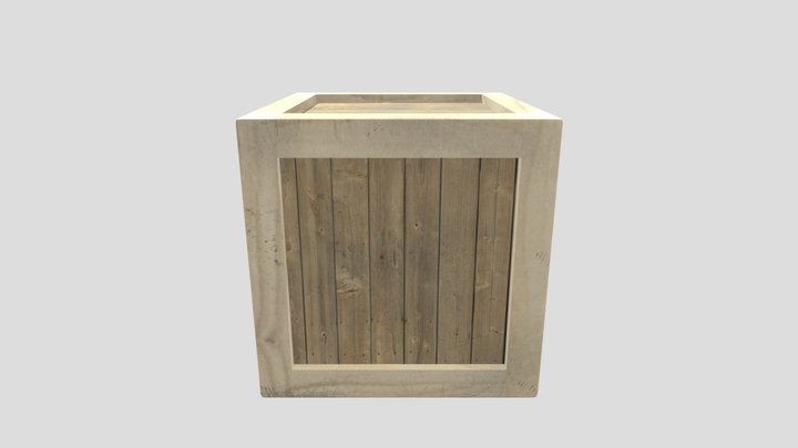 Crate 3D Model