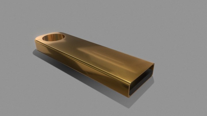 USB flash drive 3D Model