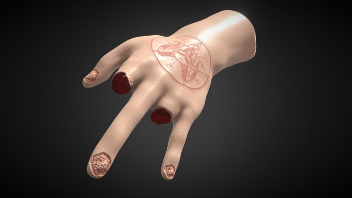 horror hand 3D Model