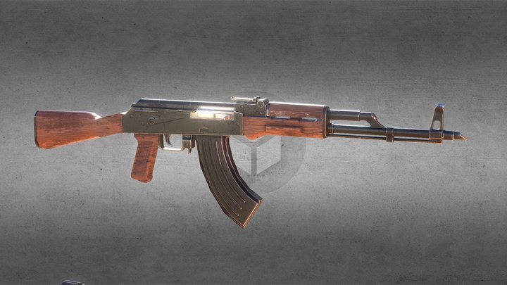 Ak47 3D Model