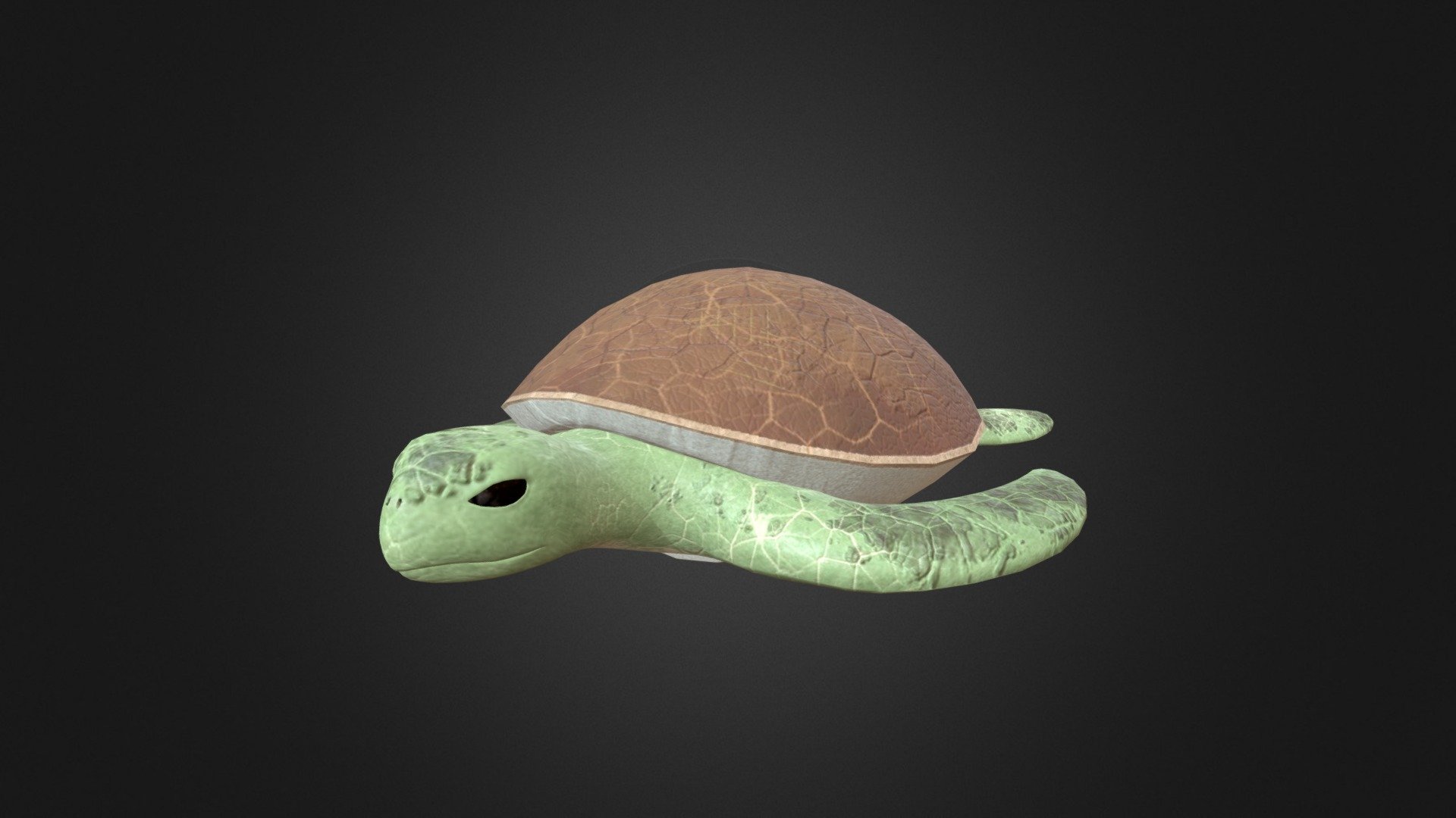 Turtle milestone - 3D model by StaciaHoneyArt (@StasiaHoneyArt ...