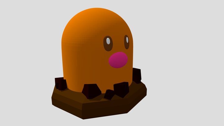 Diglet 3D Model