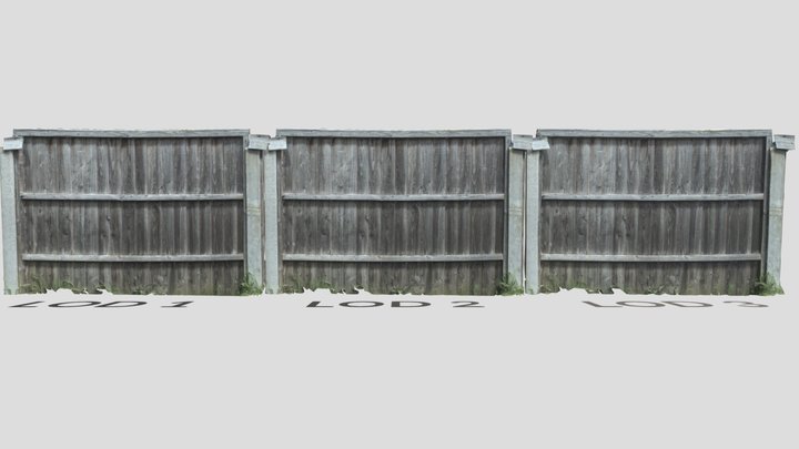 Fence #3 [Photogrammetry] 3D Model