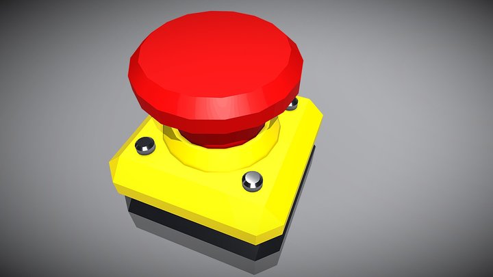 Button 3D Model