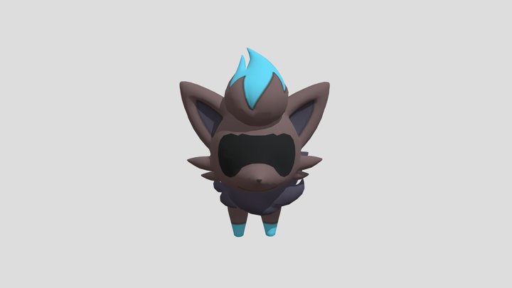 Nhiny Zorua 3D Model