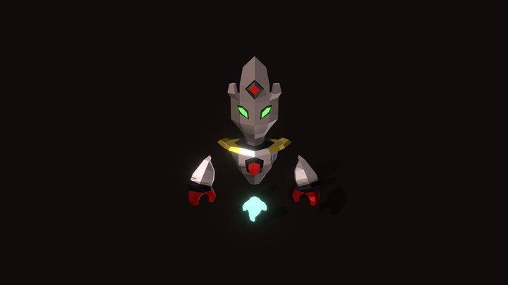Robot Boxer 3D Model
