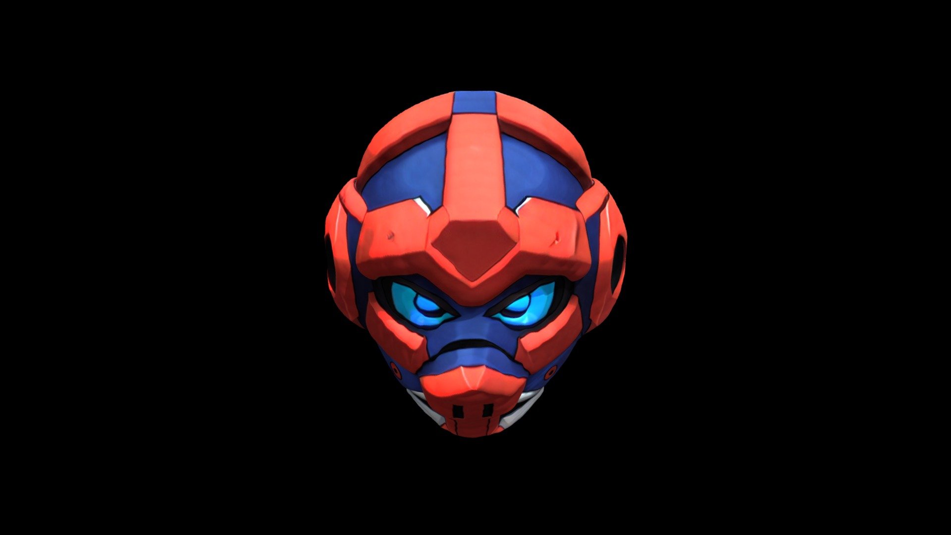 Helmet Mask Robot Cartoon 1130 - Download Free 3D model by klrxyz ...