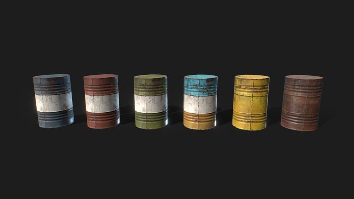 Barrels-props 3D models - Sketchfab