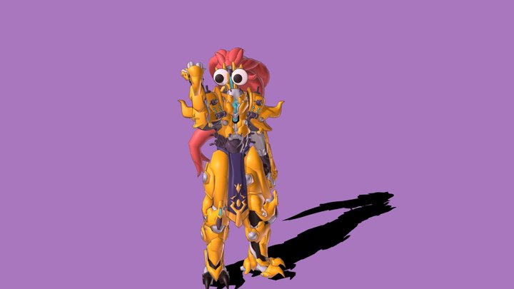 Jungle Tyrant, Yharim - Calamity Mod 3D Model