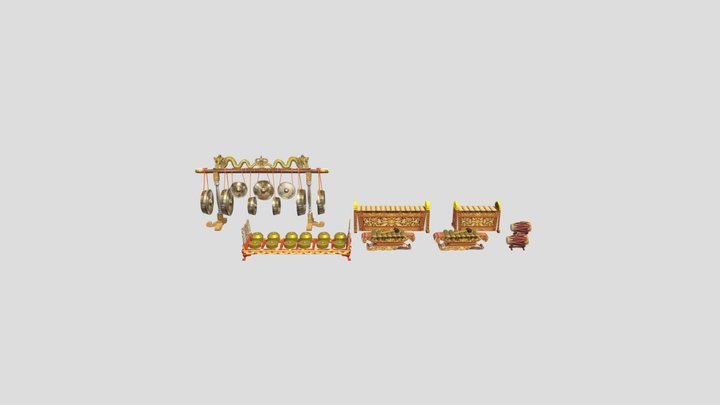 GAMELAN JAWA – Modèle 3D gratuit STL