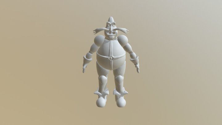 331 Character Dr Egg 3D Model