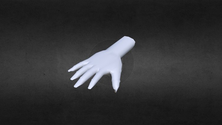 Mano Cinco Dedos 3D Model