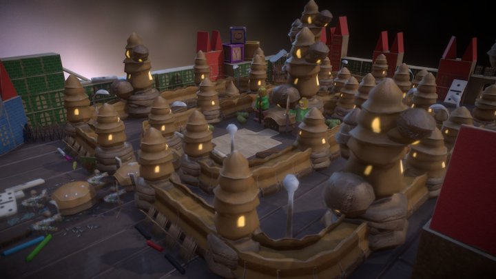 Buggin' Out - The Wax Town 3D Model