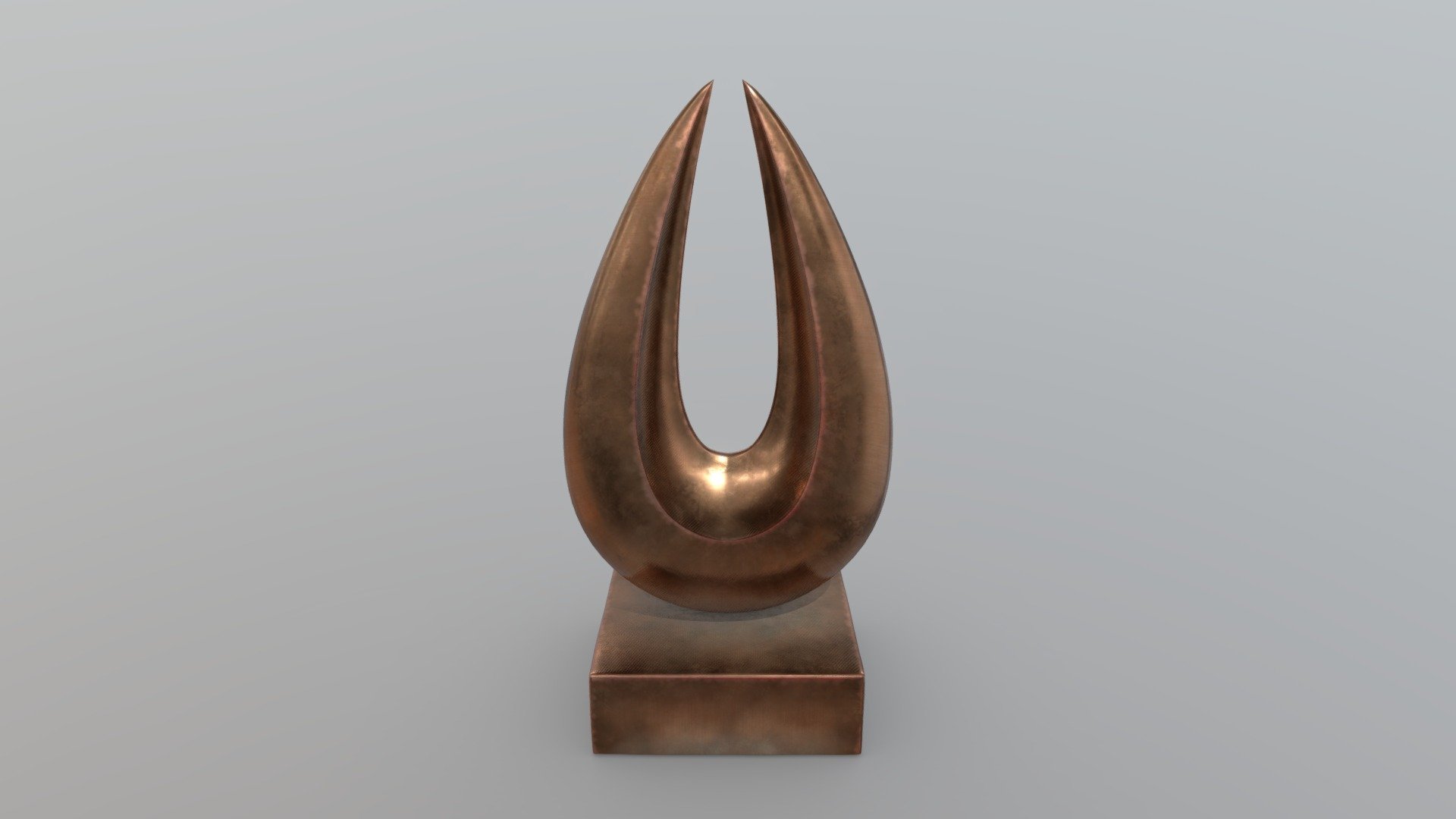 Modern Decorative Abstract Bronze Art Sculpture