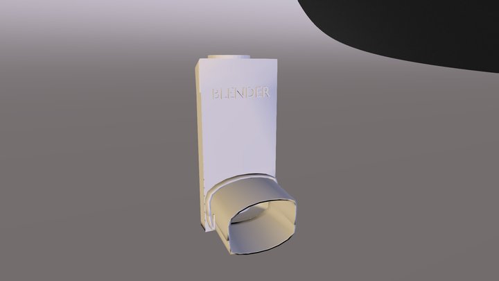 Asthma Inhaler 3D Model