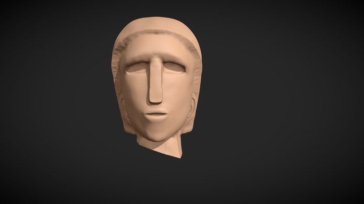 Head E 3D Model