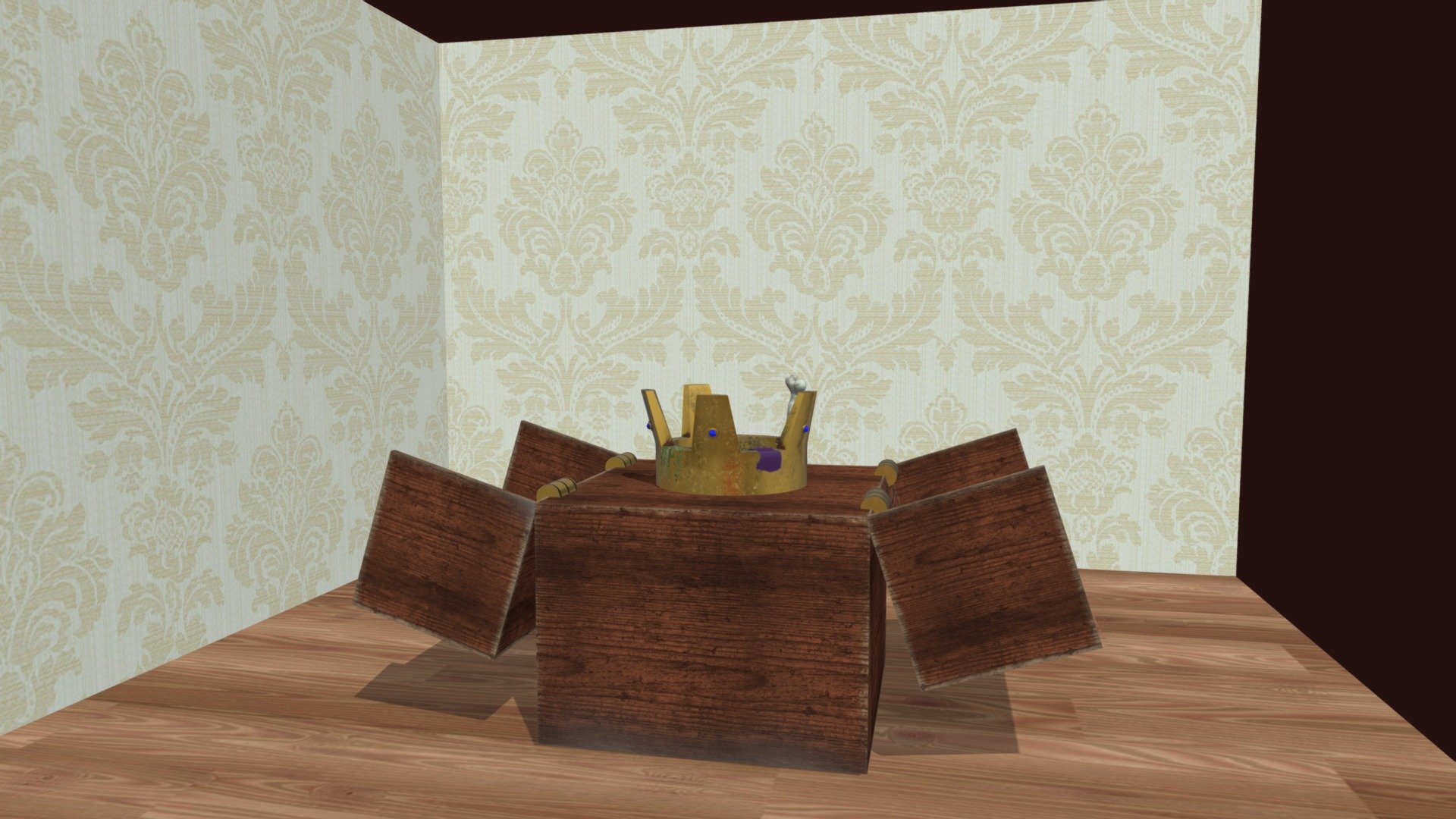crown in a box - 3D model by christopher (@christopher139139) [831d72a ...