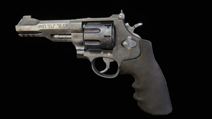 Canvas Magnum | Smith & Wesson R8 357 3D Model