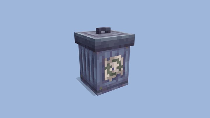 Trash Can [Minecraft] 3D Model