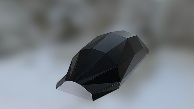 Carbon Fiber Shell 3D Model