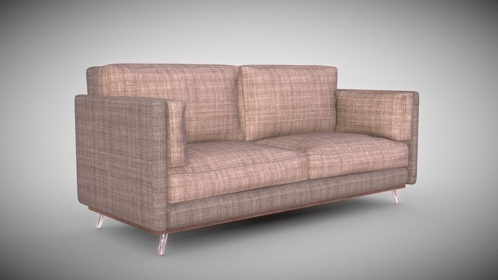 A basic sofa 3D Model
