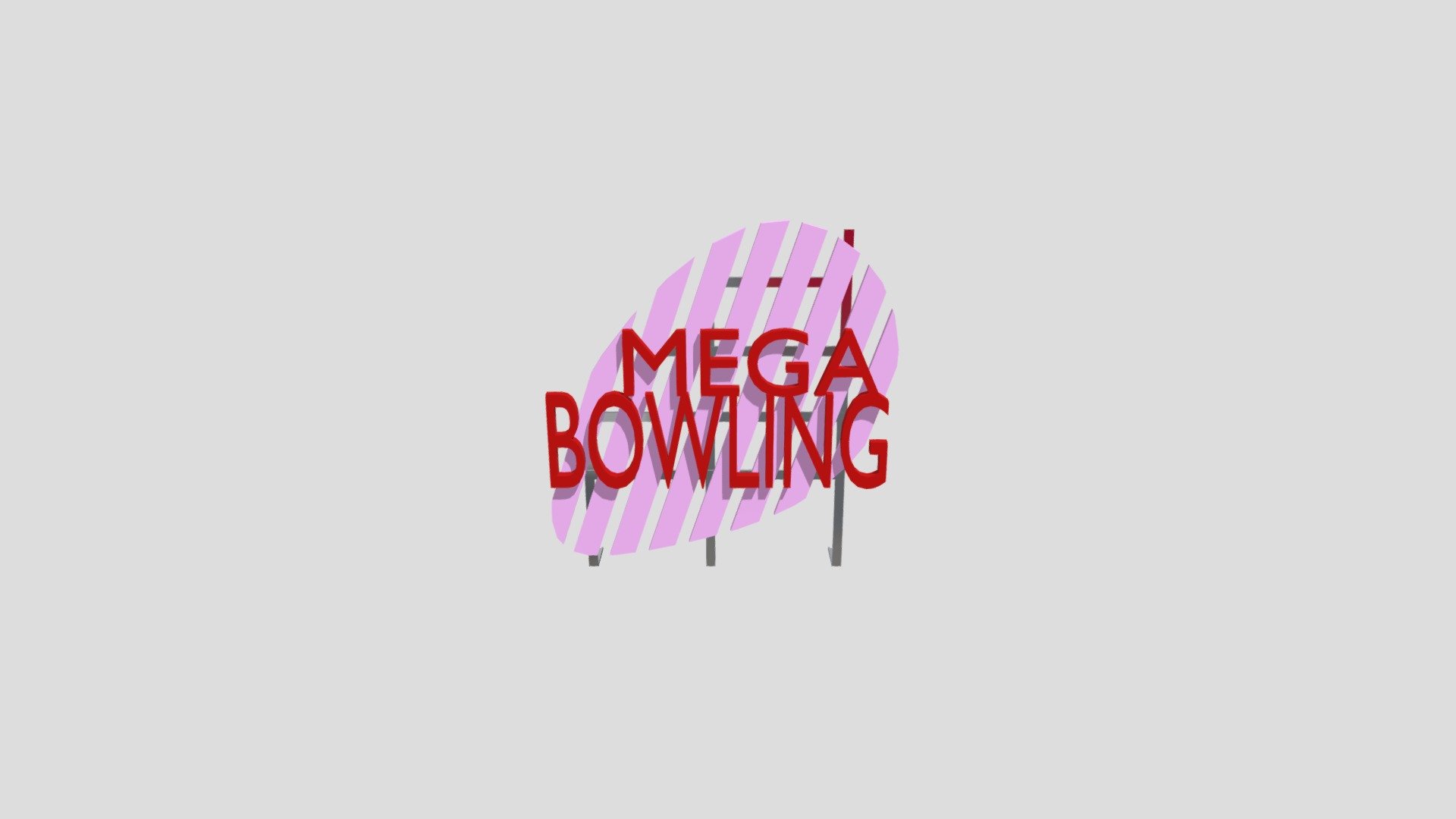 Bowling Alley Sign