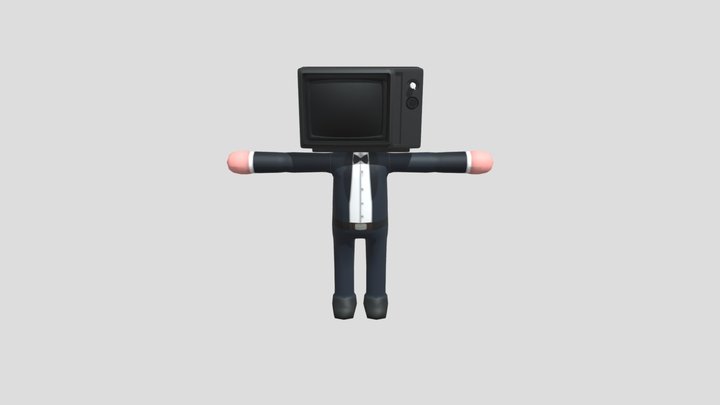 Char tv man 3D Model