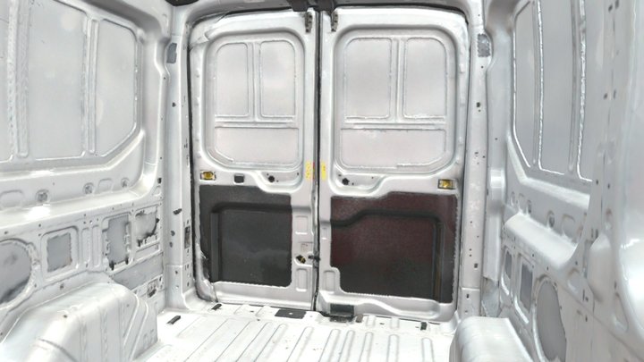 Cargo bay of a truck - scanned with Artec Leo 3D Model