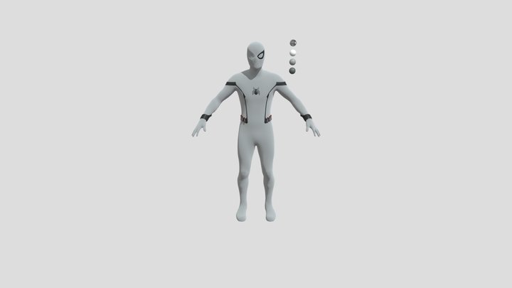 Spiderman Homecoming Suit 3D Model