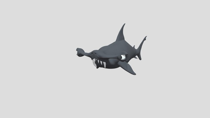 Hammerhead Shark 3D Model
