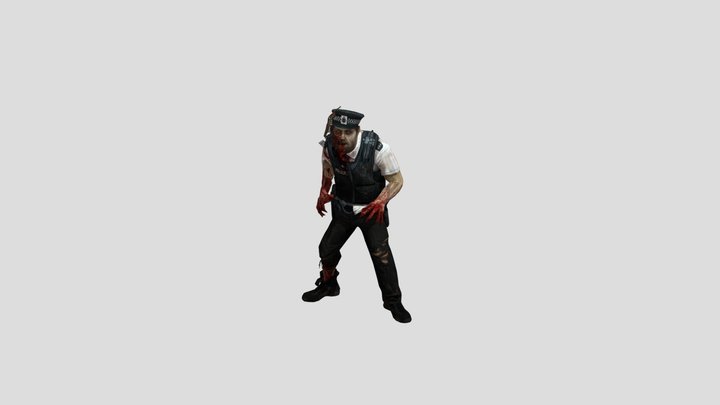 Zombie Attack 3D Model