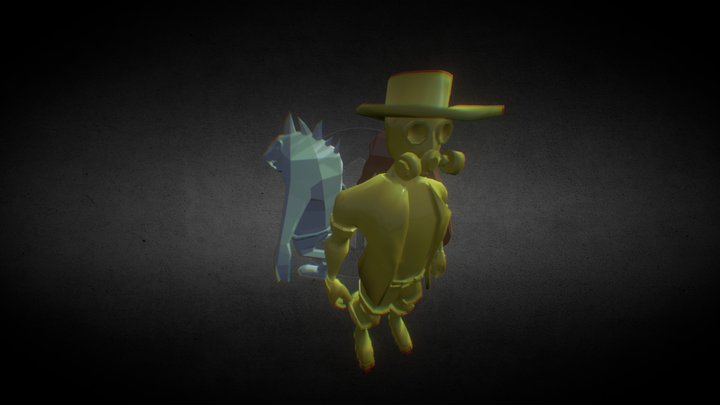Personajes Videojuego Basuras 3D Model