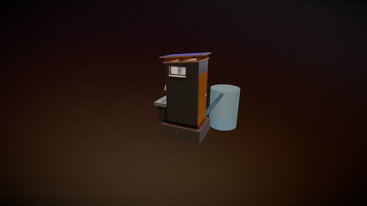 SANITARIO ECOLOGICO 3D Model