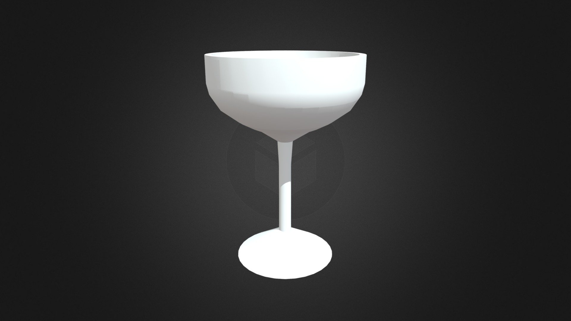 Vintage Wine Glass
