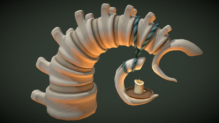 Spine Lamp 3D Model