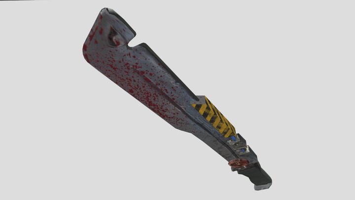 Machete with lod game ready 3D Model